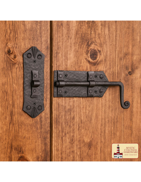 Hand-forged rustic latch for doors Hand-forged rustic latch for doors