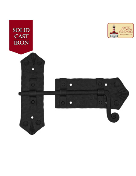 Hand-forged rustic latch for doors Hand-forged rustic latch for doors