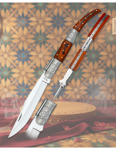 Decorated Arabic knife number four by Albainox, red stamina