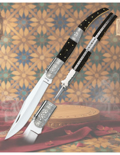 Decorated Arabic knife number four by Albainox, deer...
