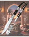 Decorated Arabic knife number three by Albainox, imitation horn