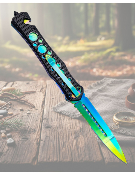 Rescue Knife Third Rainbow, blade... Rescue Knife Third Rainbow, blade...