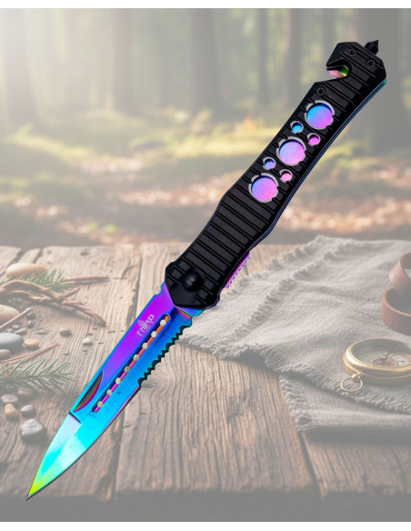 Rescue Knife Third Rainbow, blade... Rescue Knife Third Rainbow, blade...