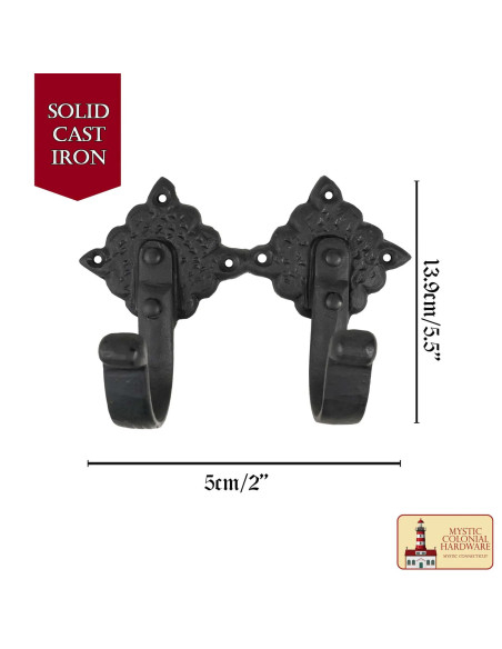 Double rustic wall-mounted support... Double rustic wall-mounted support...