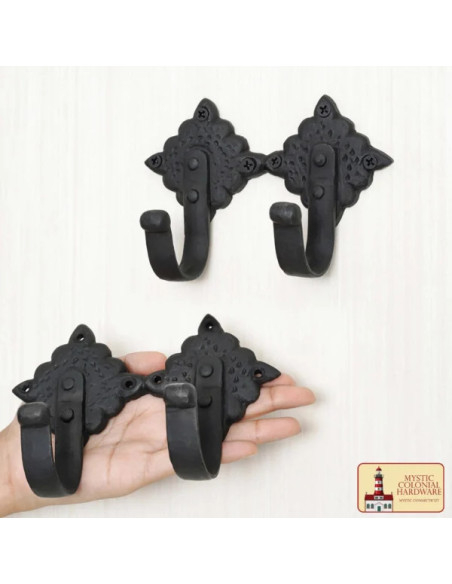 Double rustic wall-mounted support... Double rustic wall-mounted support...