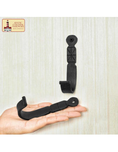 Rustic handcrafted wall hook (11 x 2.2 cm.) 2
