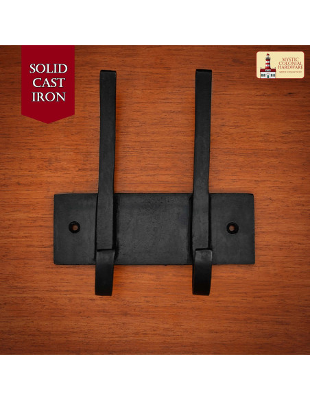 Rustic double hook for hanging... Rustic double hook for hanging...