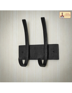 Rustic double hook for hanging (14.5x13.2 cm.) 2