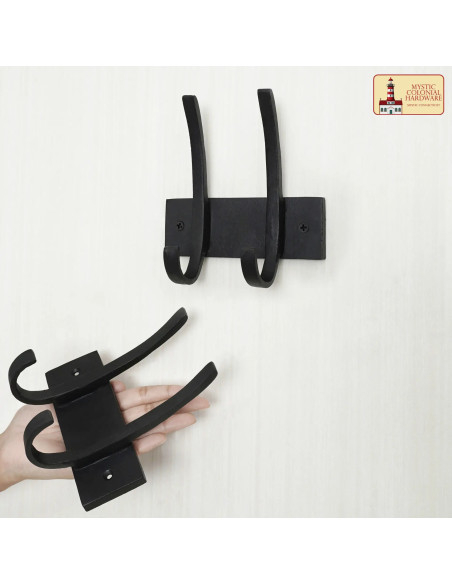 Rustic double hook for hanging... Rustic double hook for hanging...