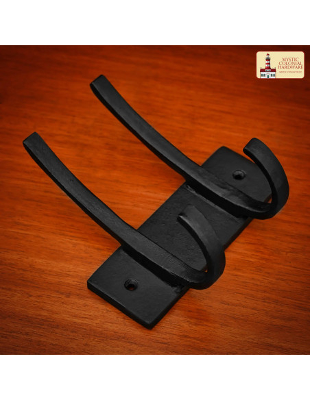 Rustic double hook for hanging... Rustic double hook for hanging...