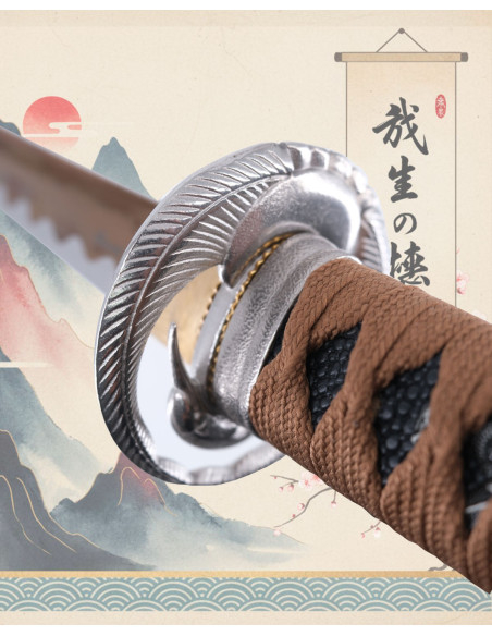 Functional Carbon Steel Blade Katana... Functional Carbon Steel Blade Katana...