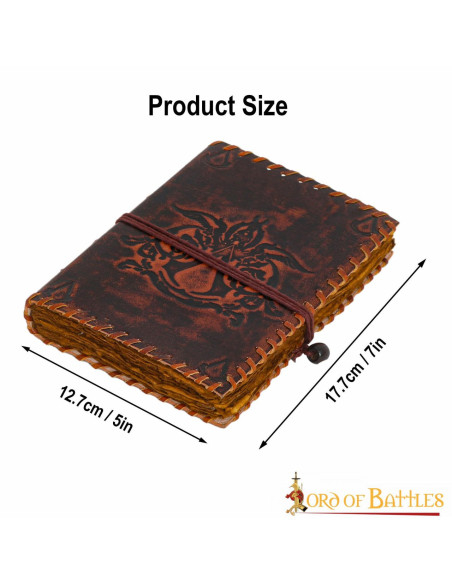 Medieval leather cover diary... Medieval leather cover diary...