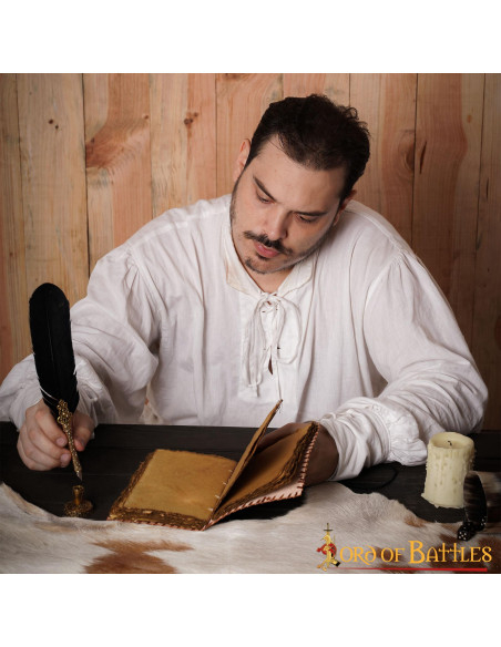 Medieval leather cover diary... Medieval leather cover diary...