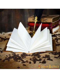 Medieval leather cover notebook Celtic knot design 2