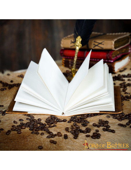 Medieval leather cover notebook...