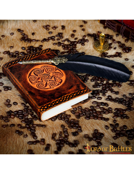 Medieval leather cover notebook...