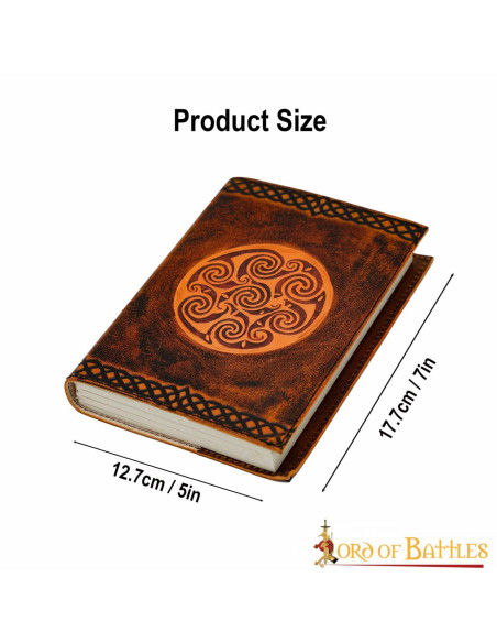 Medieval leather cover notebook...