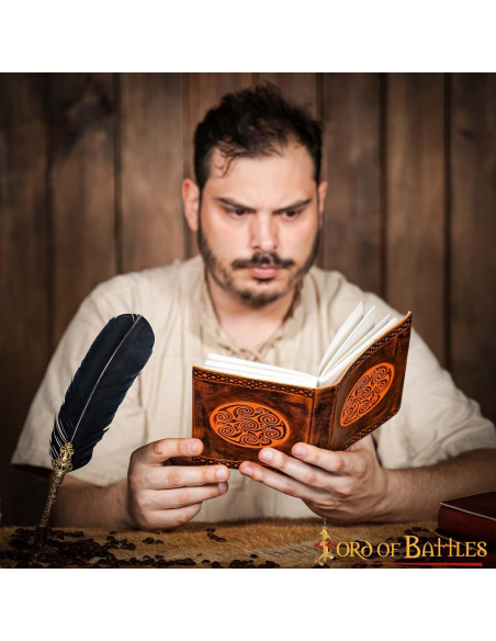 Medieval leather cover notebook...