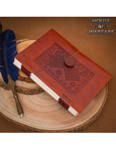 Medieval Diary with embossed leather cover design