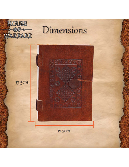 Medieval Diary with embossed leather... Medieval Diary with embossed leather...