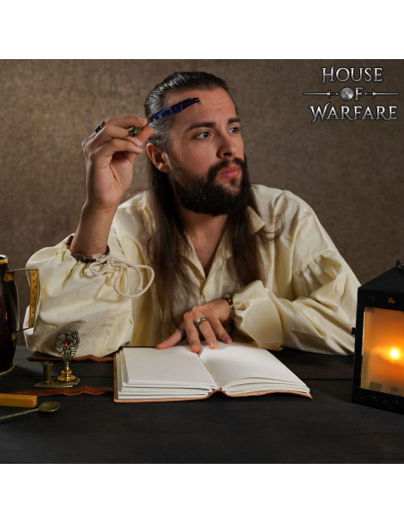 Medieval diary with leather cover,...