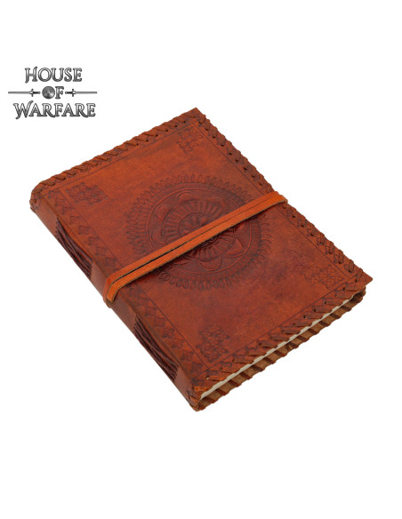 Medieval diary with leather cover,... Medieval diary with leather cover,...