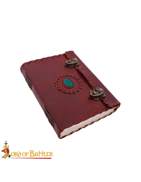 Medieval diary with leather cover,... Medieval diary with leather cover,...