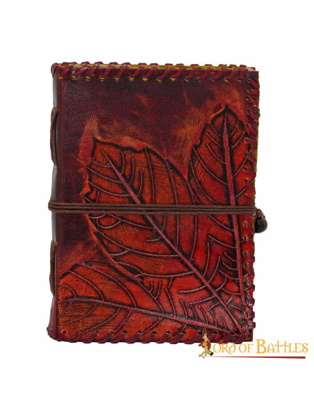 Medieval diary with leather cover,... Medieval diary with leather cover,...