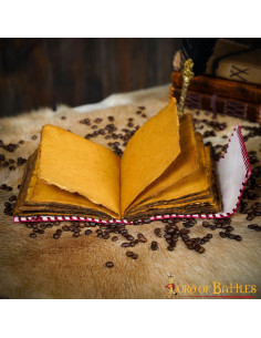 Medieval leather cover diary Celtic magic model 2