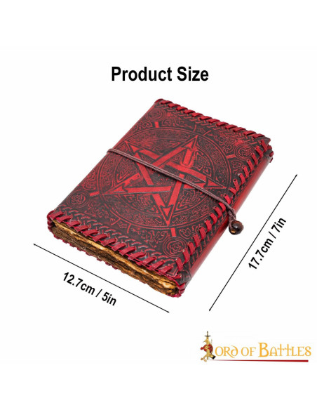 Medieval leather cover diary Celtic... Medieval leather cover diary Celtic...