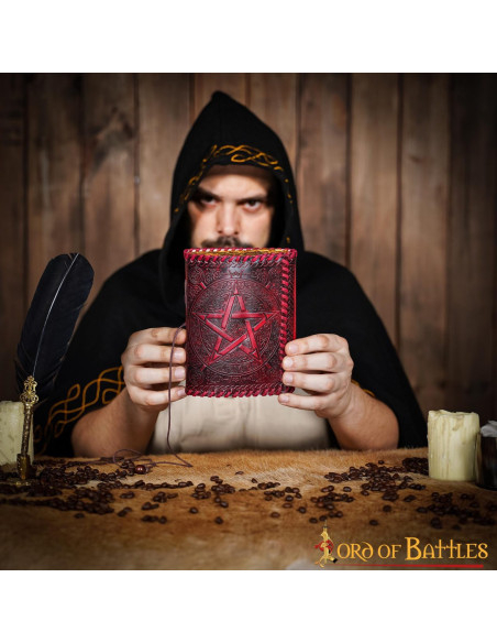 Medieval leather cover diary Celtic... Medieval leather cover diary Celtic...