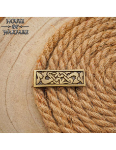 Viking decorative plate in brass, for belts 2
