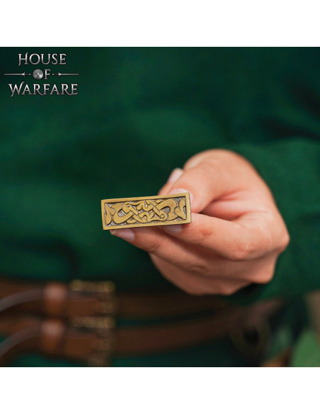 Viking decorative plate in brass, for...