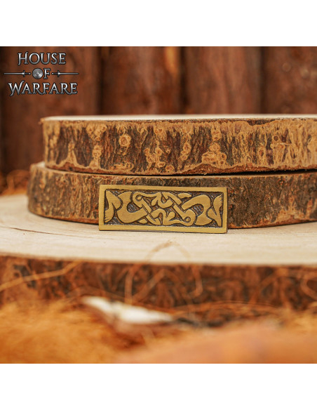 Viking decorative plate in brass, for...