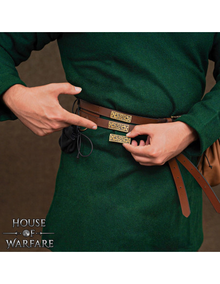 Viking decorative plate in brass, for...