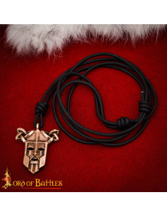 Viking pendant in bronze warrior's amulet 2