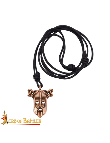 Viking pendant in bronze warrior's...