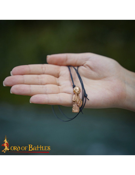 Medieval Viking Pendant Valkyrie Lady...
