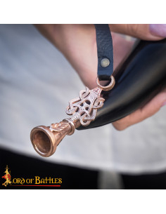 Authentic Medieval Horn with Brass Mouthpiece 2