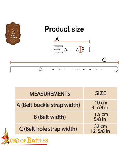 Belt sheath for hanging swords, brown... Belt sheath for hanging swords, brown...