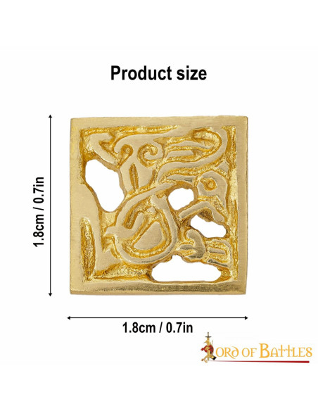 Set of 5 Viking brass belt... Set of 5 Viking brass belt...