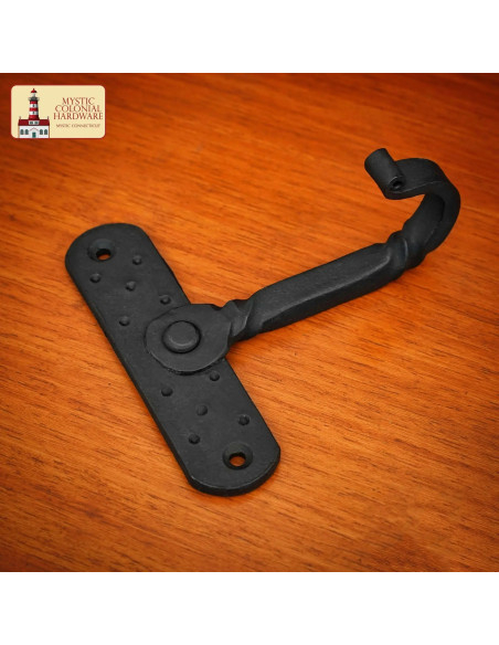 Hand-forged rustic wall support... Hand-forged rustic wall support...