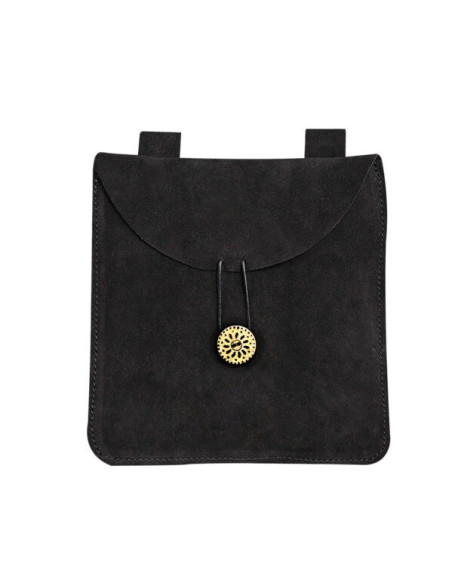Medieval suede leather belt bag,... Medieval suede leather belt bag,...