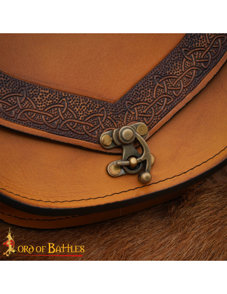 Medieval belt bag with Celtic... Medieval belt bag with Celtic...