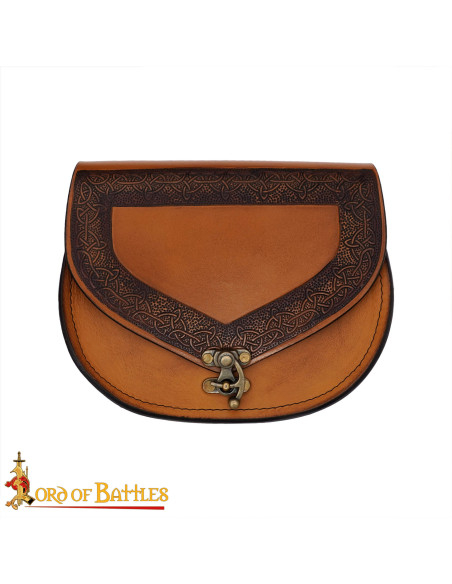Medieval belt bag with Celtic... Medieval belt bag with Celtic...