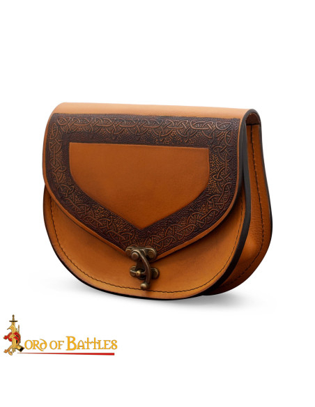 Medieval belt bag with Celtic... Medieval belt bag with Celtic...