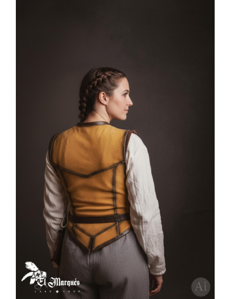 Short medieval leather jacket for... Short medieval leather jacket for...