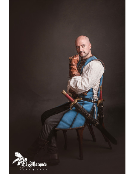 Long medieval leather coat for men,... Long medieval leather coat for men,...