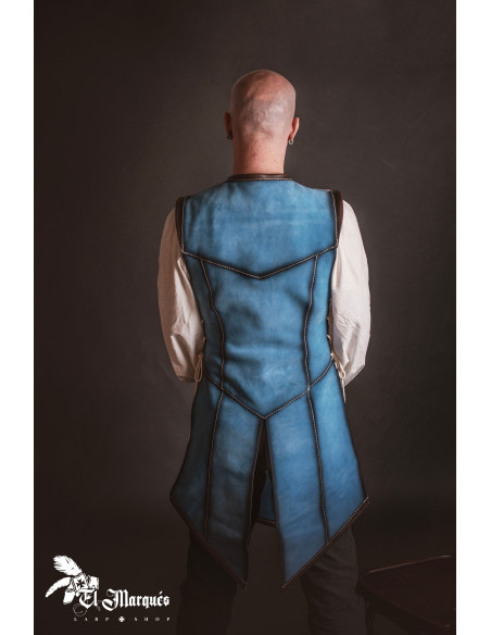 Long medieval leather coat for men,... Long medieval leather coat for men,...