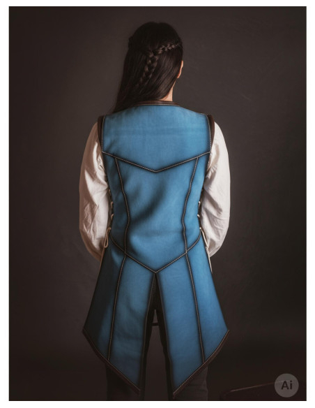 Long medieval leather coat for women,... Long medieval leather coat for women,...